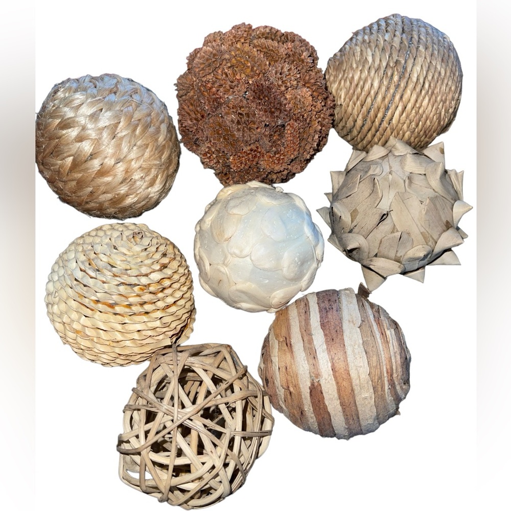 Set of 8 Balls for Decoration Decorative Balls For Bowls